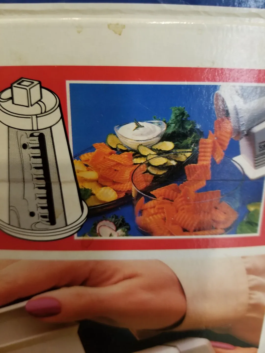 Vintage Presto Salad Shooter Electric Slicer Shredder image indicator(7)