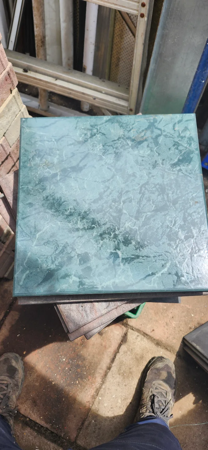 FREE.New Floor Ceramic Tiles - Green and Terracotta thumbnail