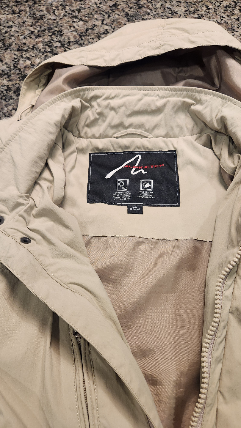 Alpinetek Women's Size M Beige Lightweight Jacket - photo 5