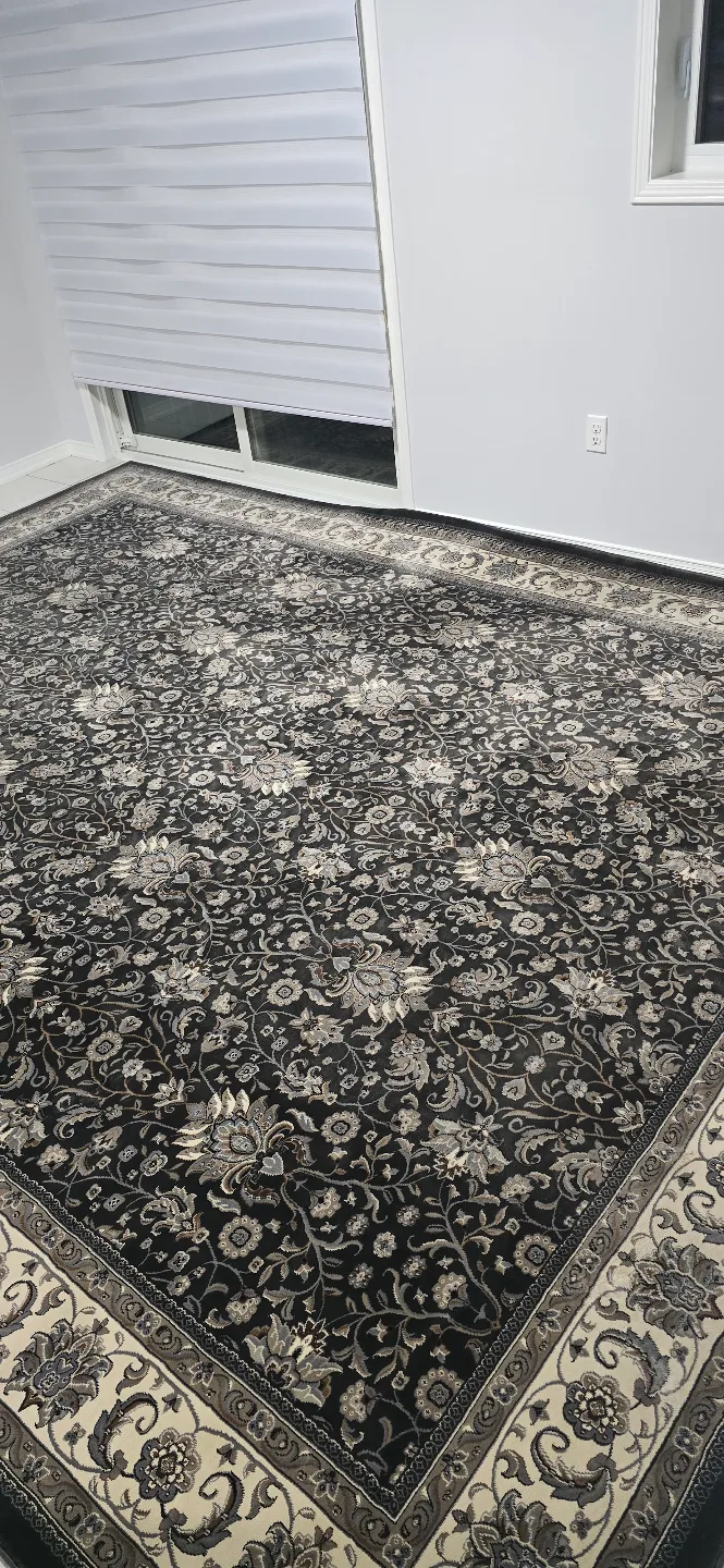 Large Tabriz Rug - Dark gray Floral Pattern image indicator(4)