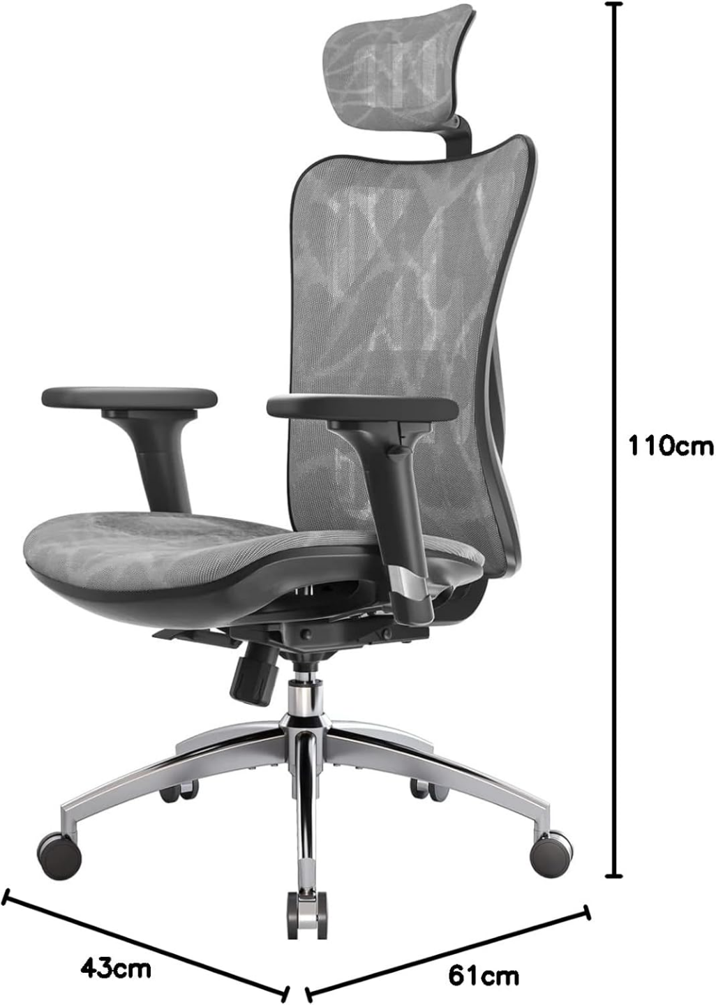 Ergonomic Mesh Office Chair with Lumbar Support - photo 3