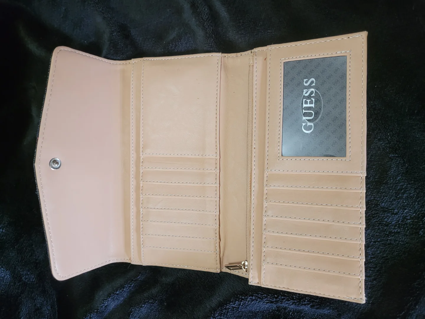 Guess Black and Tan Shoulder Bag And Wallet with Monogram image indicator(8)