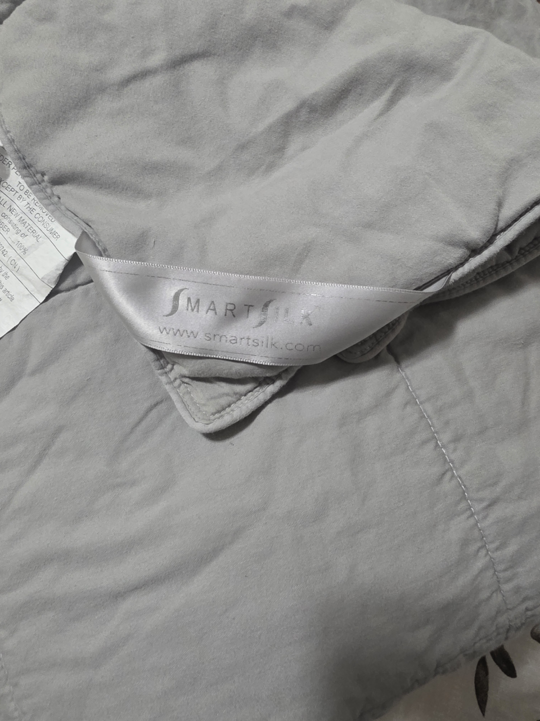 SmartSilk king Size Grey Quilted Blanket - photo 2