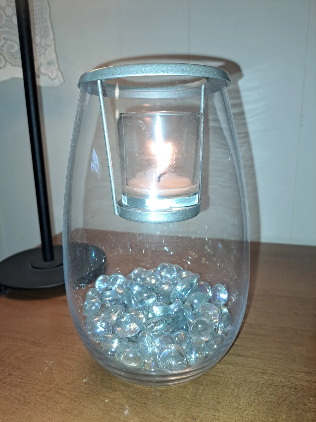partylite Glass Candle Holder/vase thumbnail