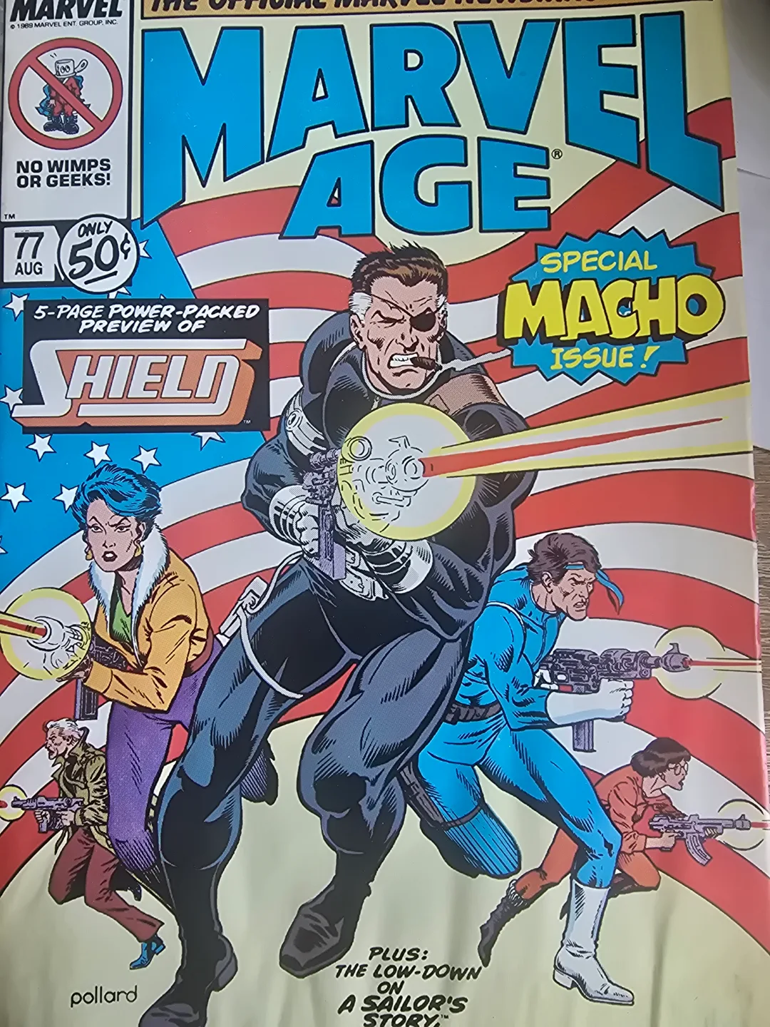Marvel Age #77 Special Macho Issue Comic Book thumbnail