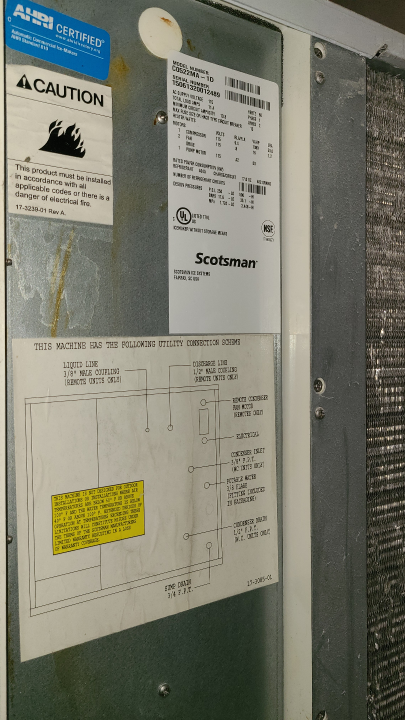 Scotsman Prodigy Ice Maker CO522MA-1 and Ice Bin B322S - photo 5