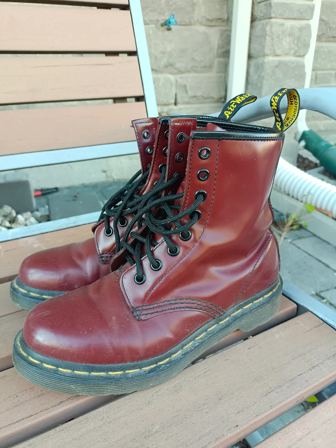 Dr. Martens 1460 Cherry Red Boots image indicator(2)