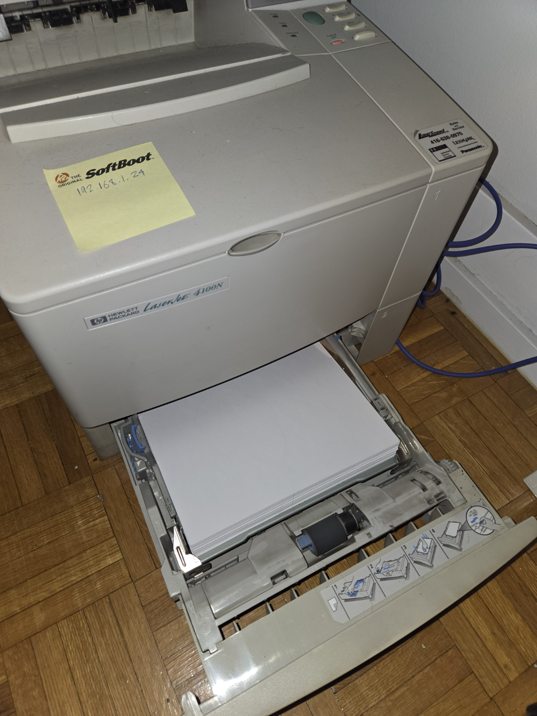 HP LaserJet 4100N Network Laser Printer - photo 3