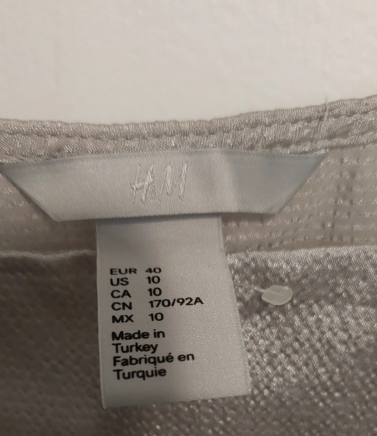 H&M Silver Tank Satin Top image indicator(2)