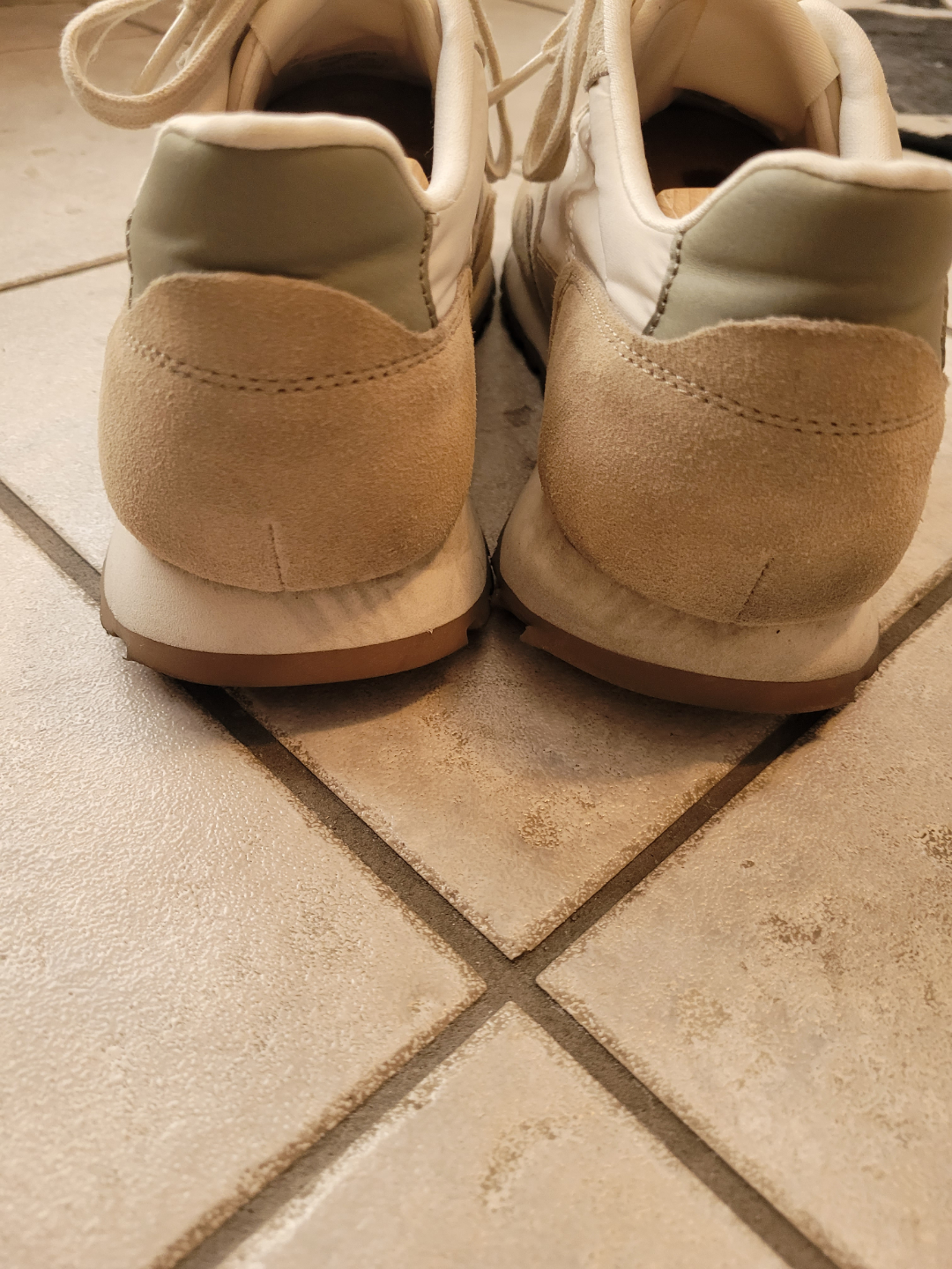 Zara Beige Suede and Nylon Sneakers - photo 3