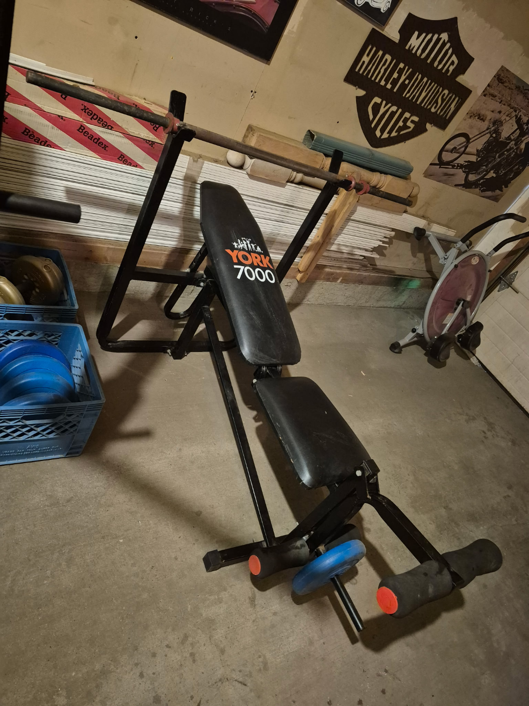 Weider Home Gym & York 7000 Weight Bench - photo 3