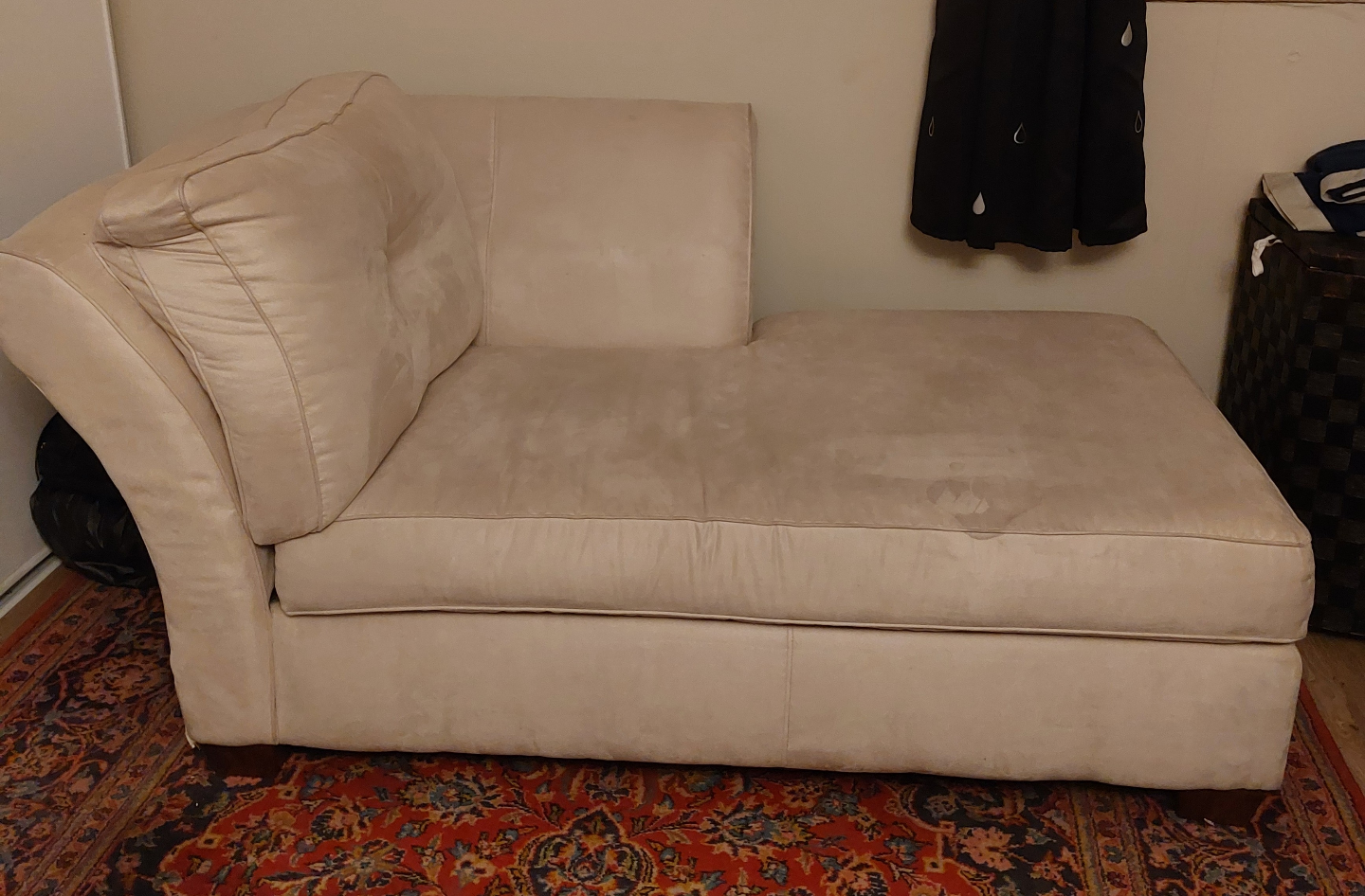 Beige Chaise Lounge