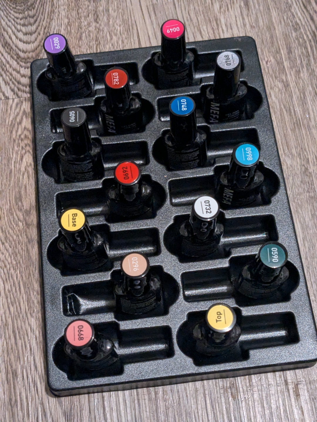 MEFA Gel Polish Kit - 14 Colors + LED Lamp - photo 2