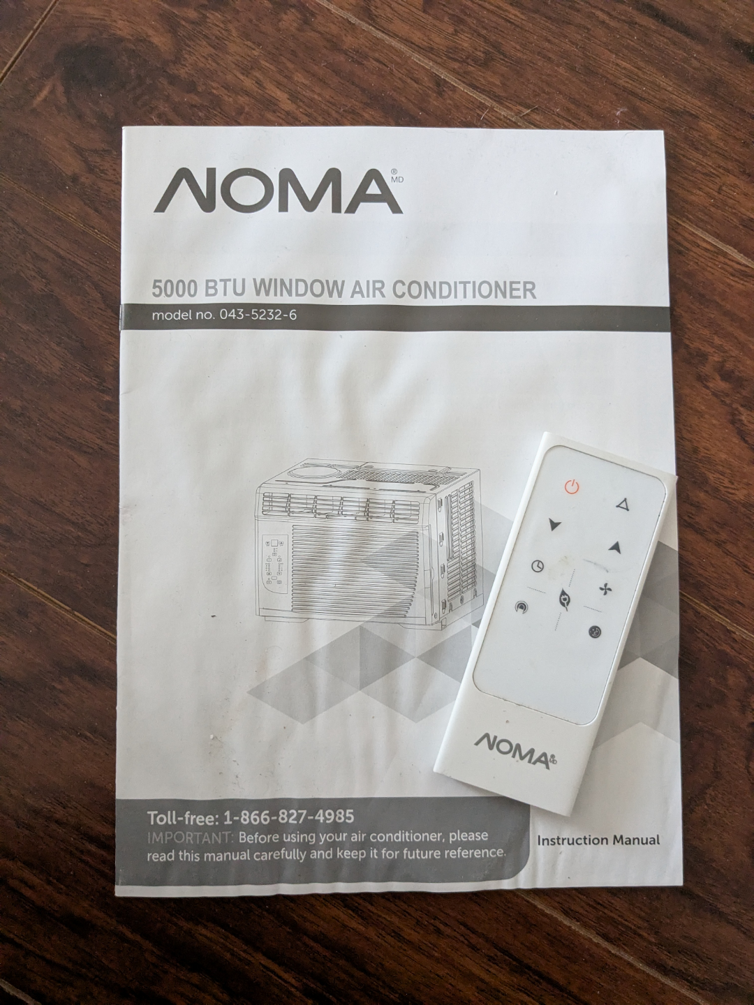 NOMA 5000 BTU Window Air Conditioner with Remote - photo 5