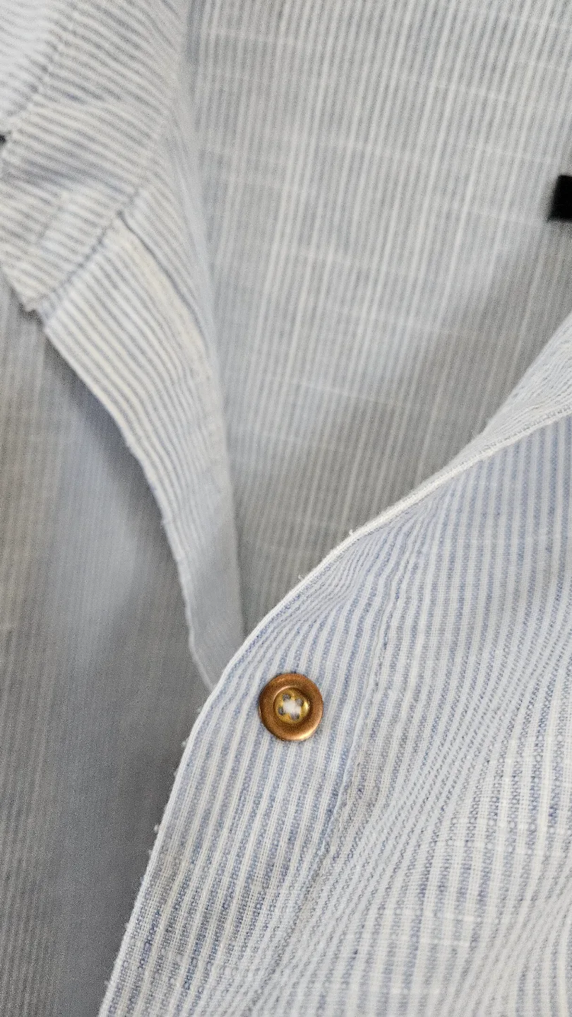 HADIS Women's Striped 3/4 Sleeve Button-Down Shirt image indicator(3)