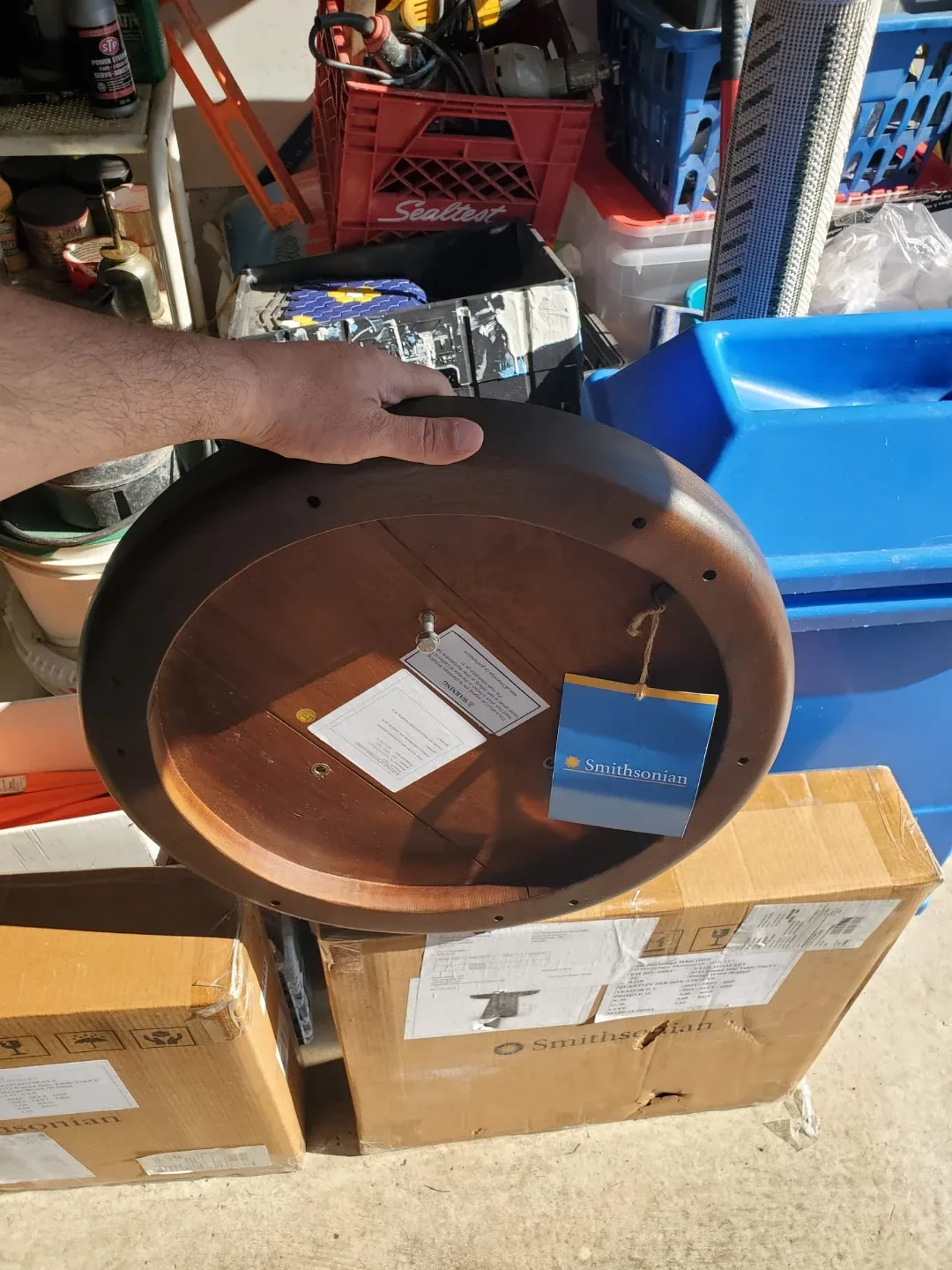 Smithsonian 22" Round Side Table Top image indicator(2)