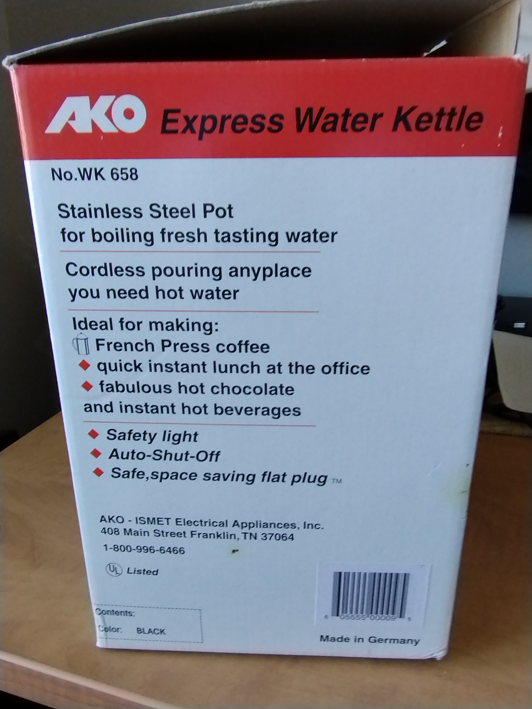 AKO Express Water Kettle - WK 658 - Stainless Steel - photo 3