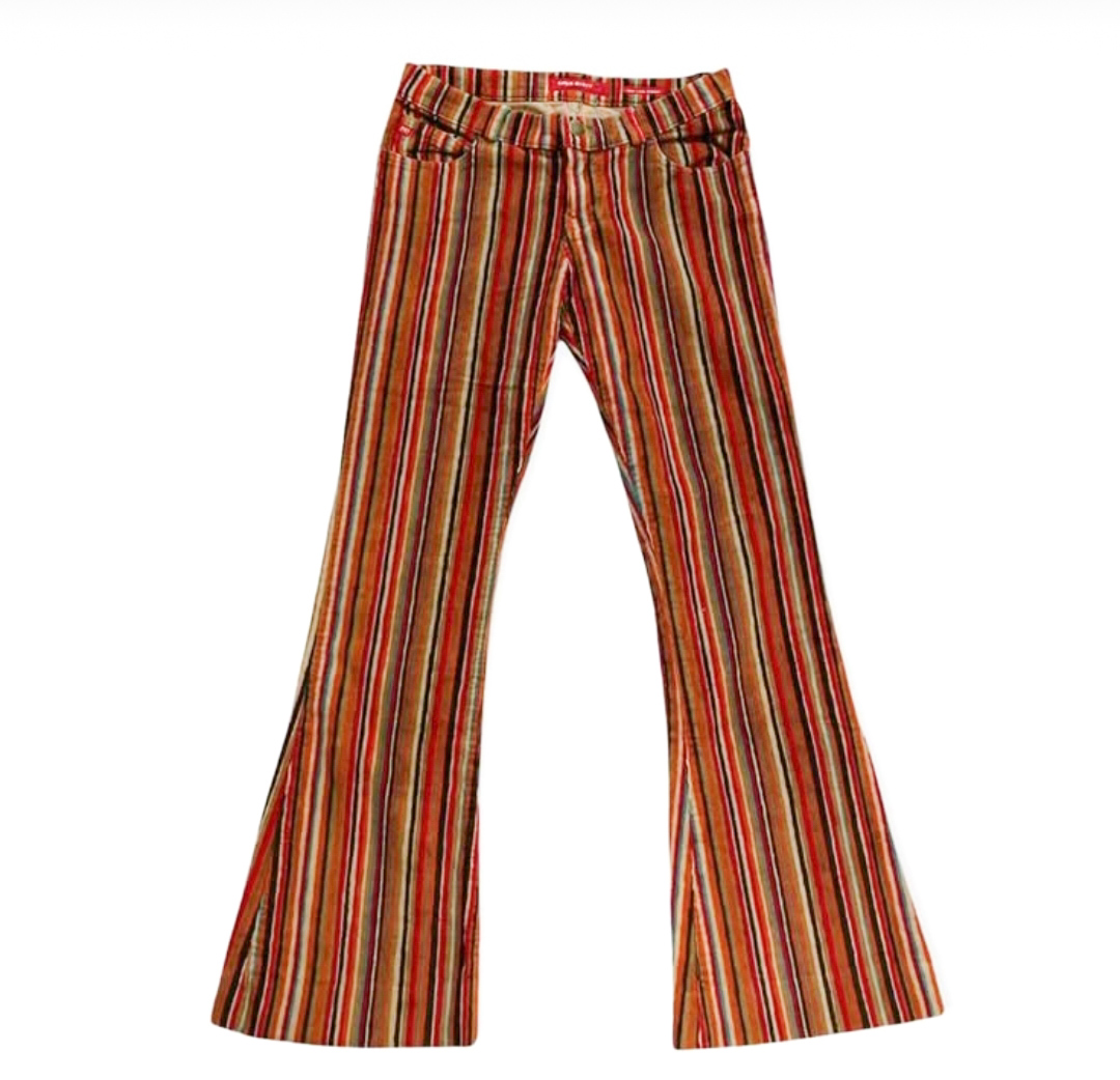 Miss Sixty Corduroy Bell Bottoms Size 28 Y2K