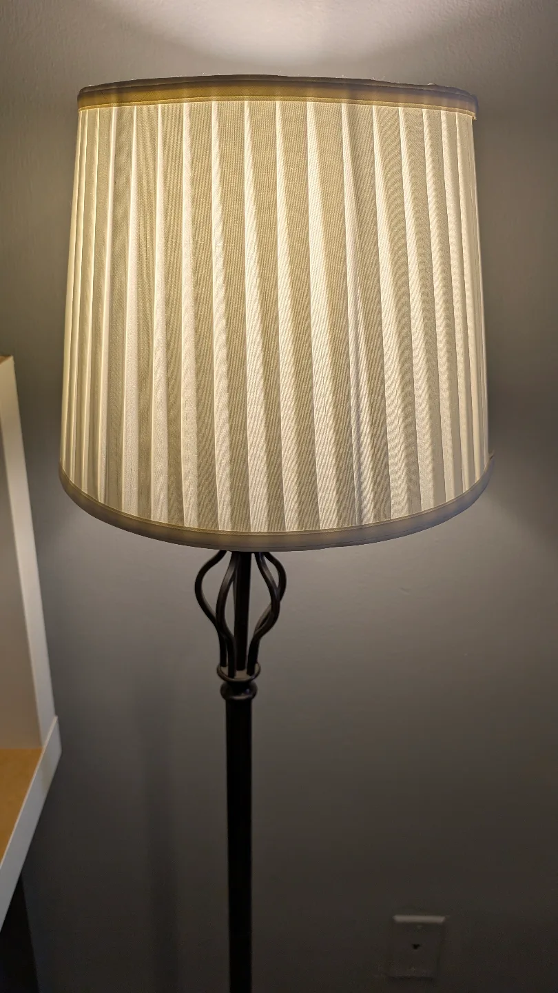 Floor Lamp with Pleated Shade image indicator(3)