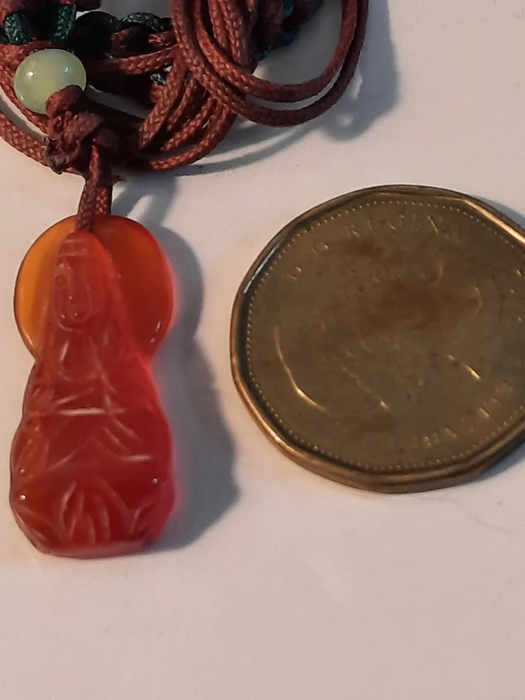Carved jade pendant ,religious pendant image indicator(2)