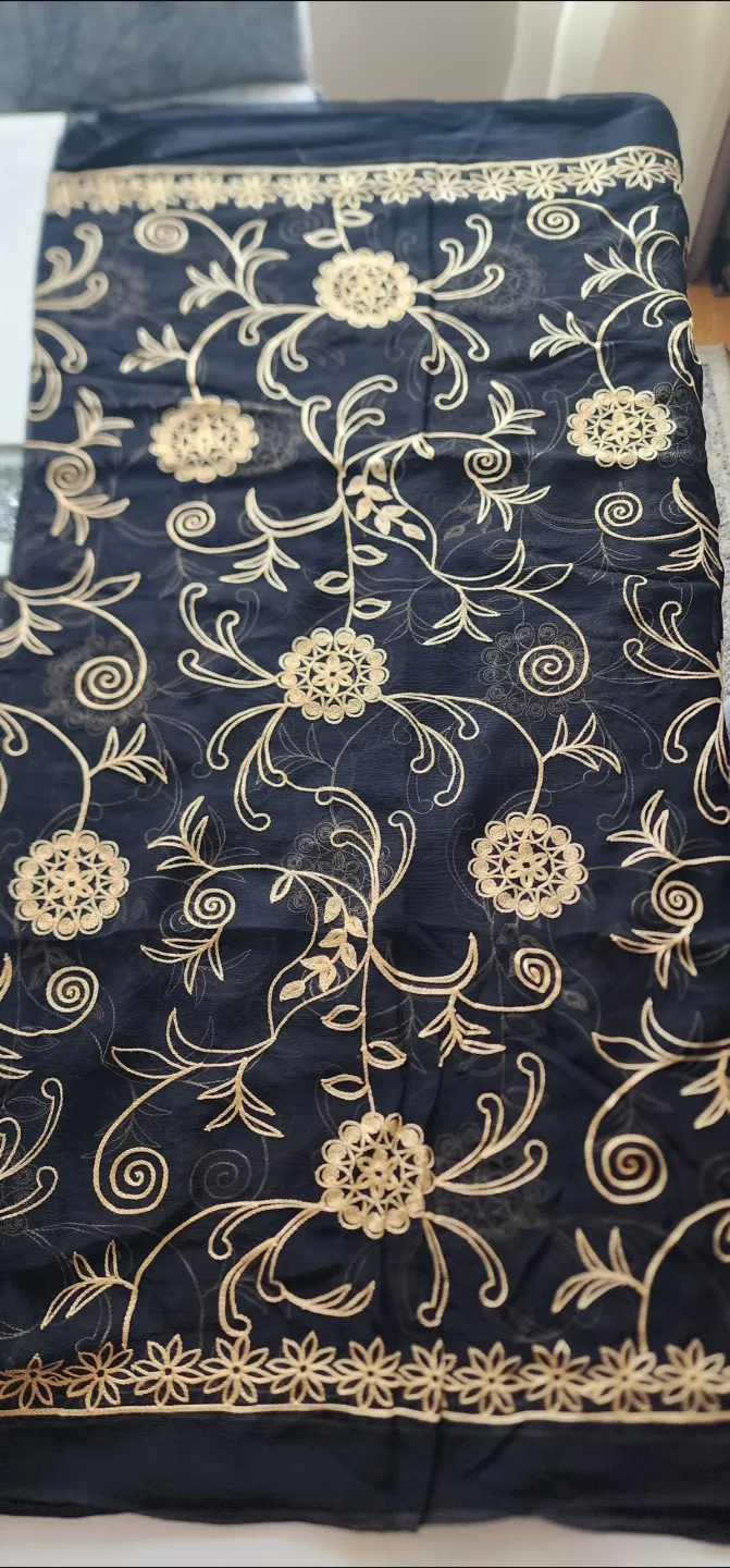 Floral Embroidered dupatta thumbnail