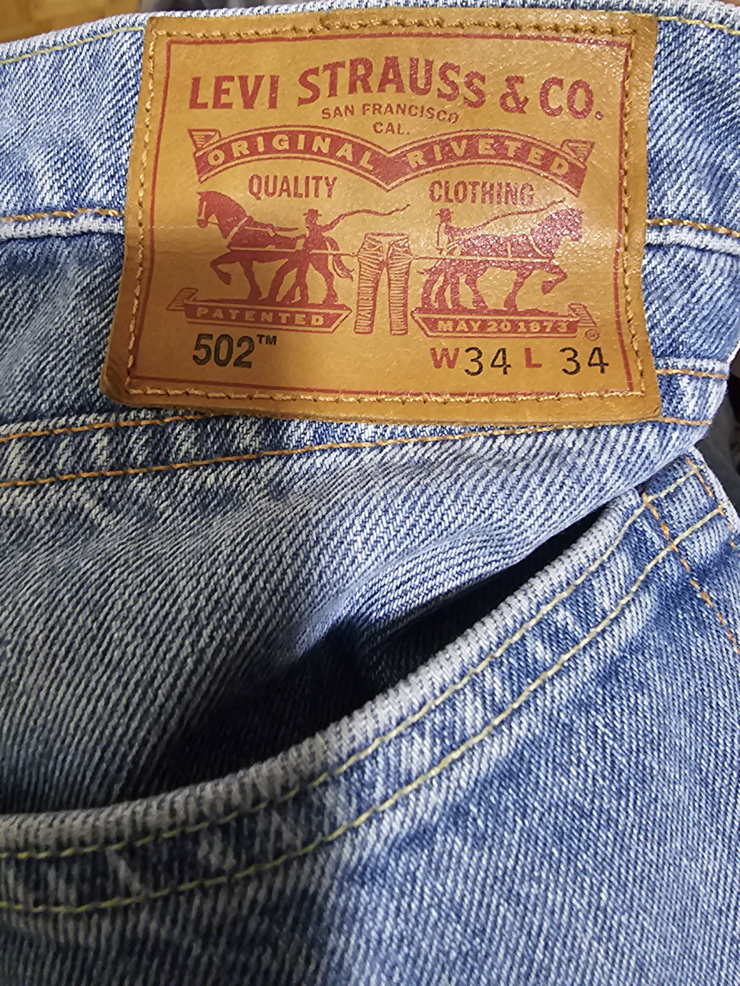 Levi's 502 Regular Fit size W34 L34 - photo 2