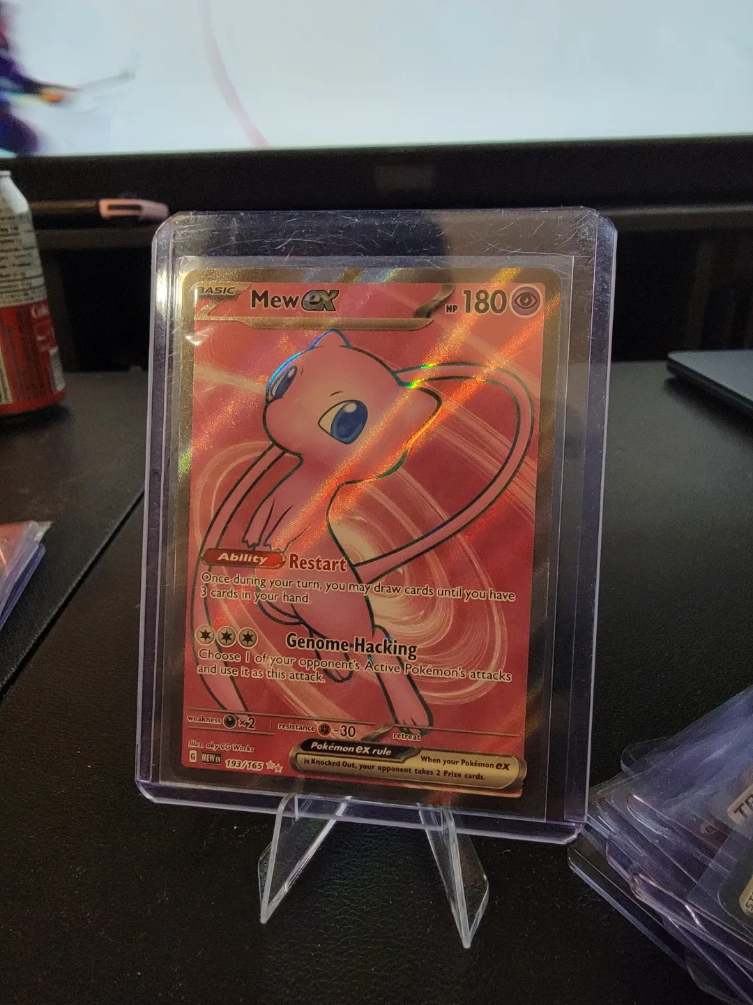 Mew EX 193/165 Pokemon Card thumbnail