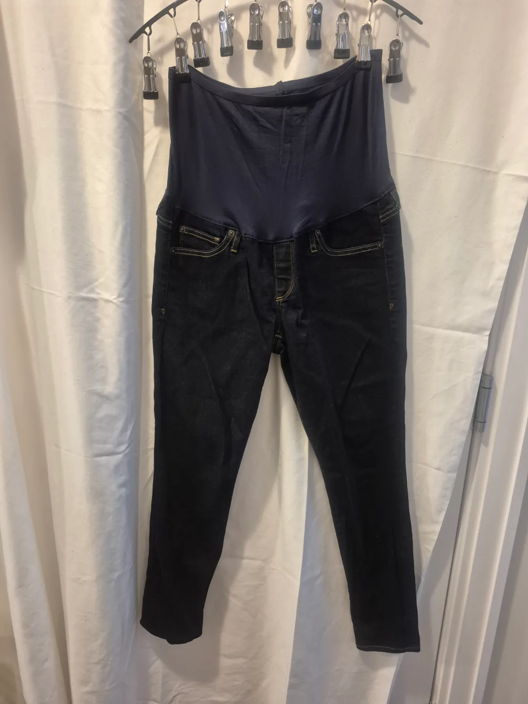 Maternal American Eagle Dark Wash Jeans thumbnail
