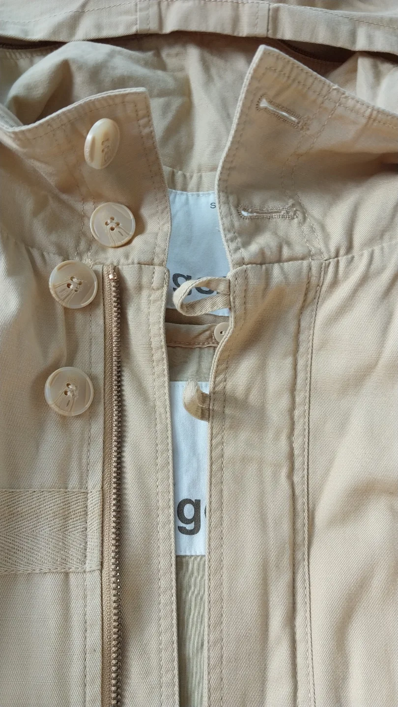 Gozo Beige Hooded Jacket image indicator(2)