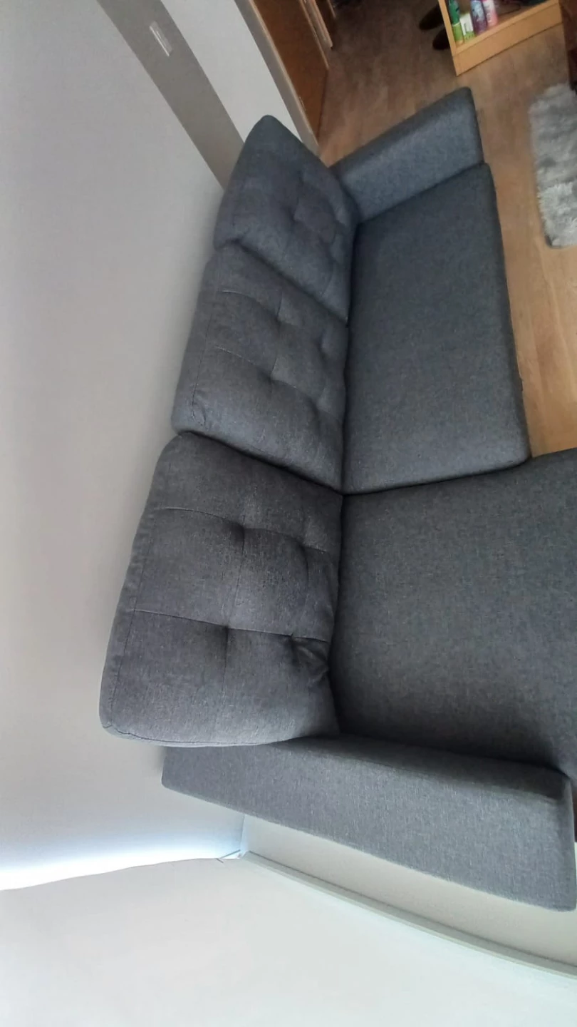 Sectional sofa bed in Dark Grey - photo 2