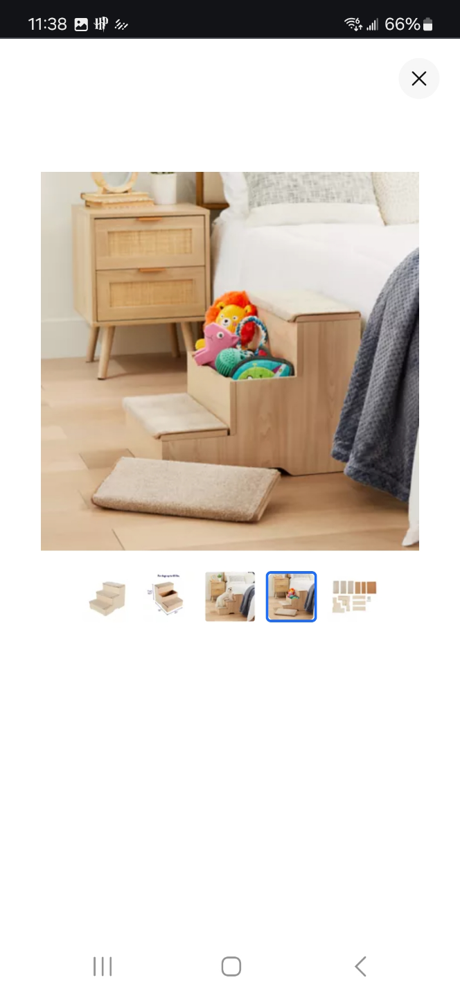 Pet Steps - Three-Step Pet Stairs for Dogs and Cats - photo 4