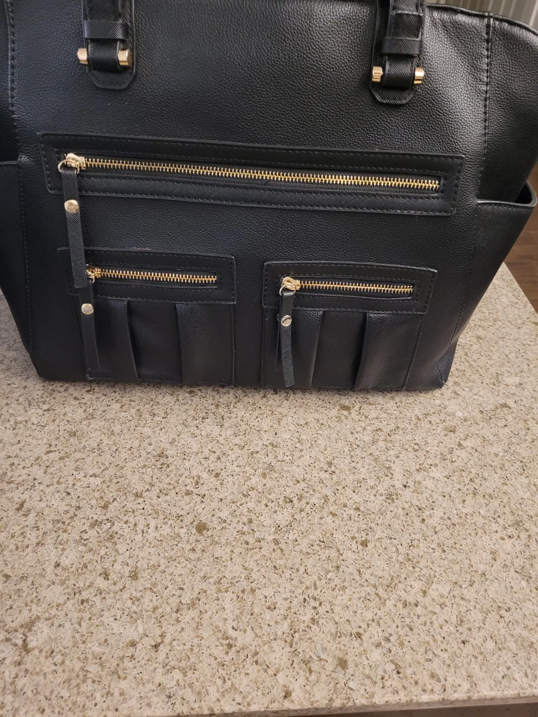 MADISON WEST black Tote Bag with Multiple Pockets image indicator(3)