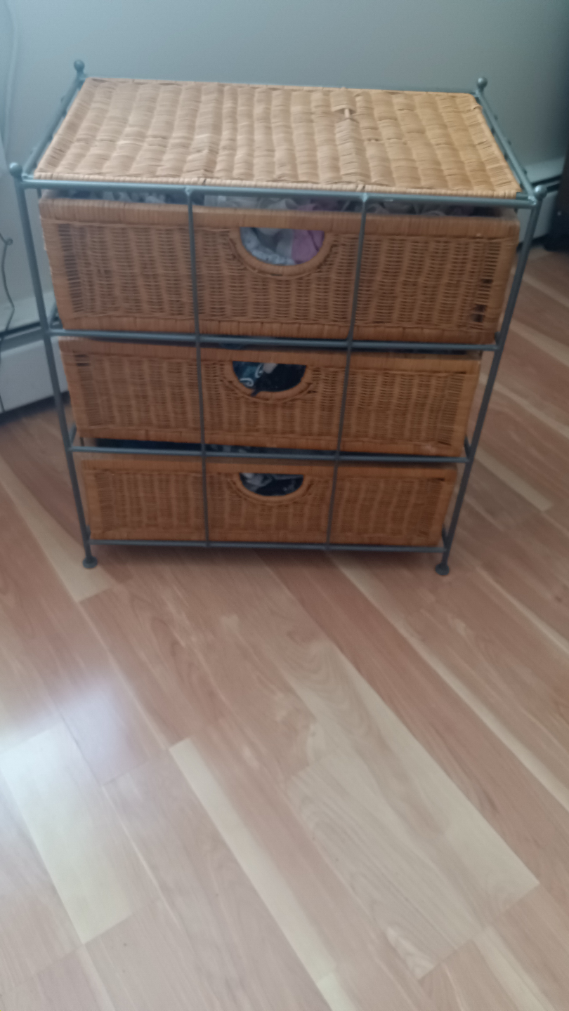 Wicker 3-Drawer Storage Unit - photo 4