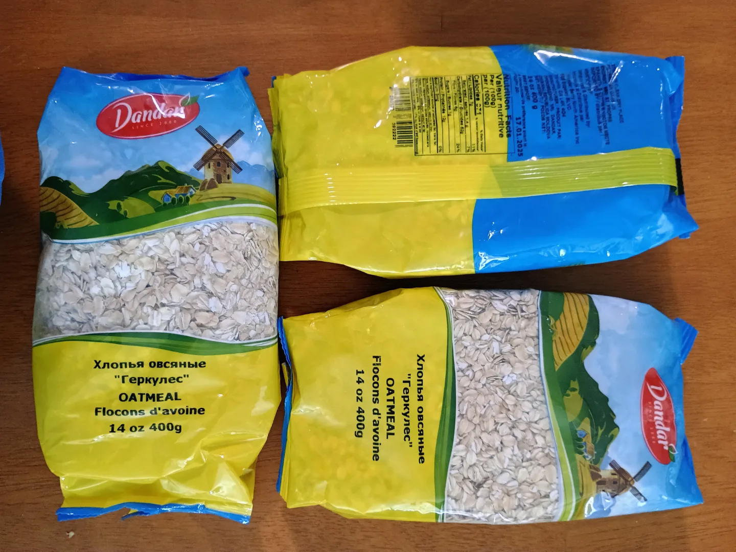 #Freecycle Dandar Oatmeal (3 x 400g unopened bags) image indicator(2)