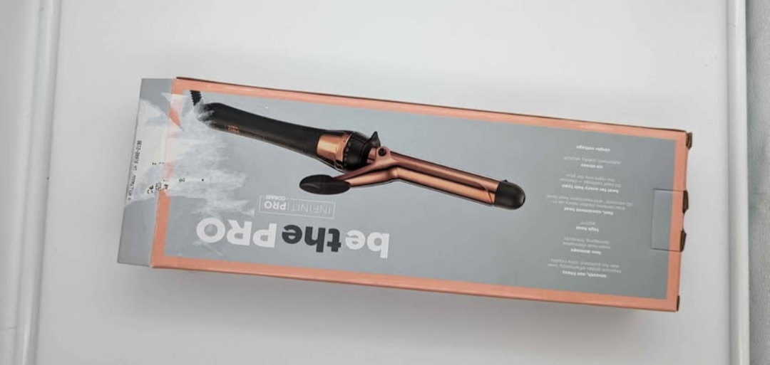 The Pro Infiniti Pro 1 inch Rose Gold Titanium Curling Iron