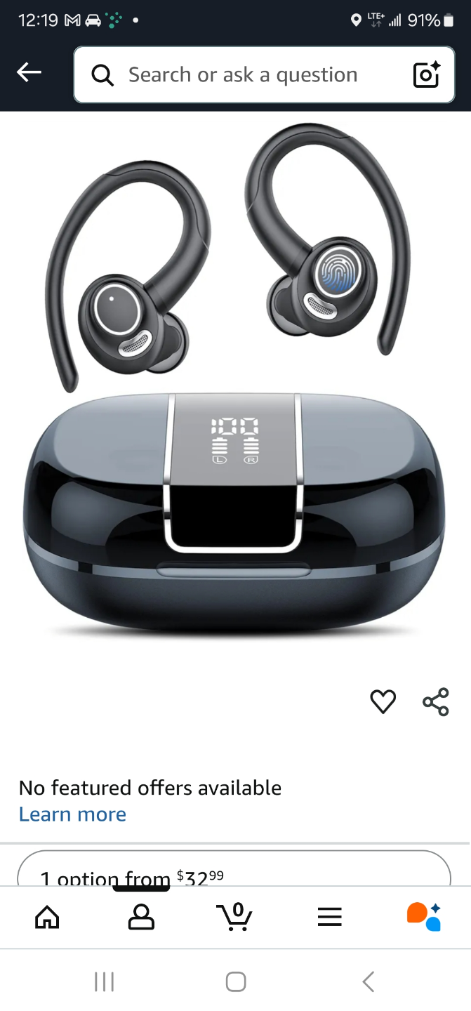 VKROBAG V90 True Wireless Earbuds - Bluetooth Headphones