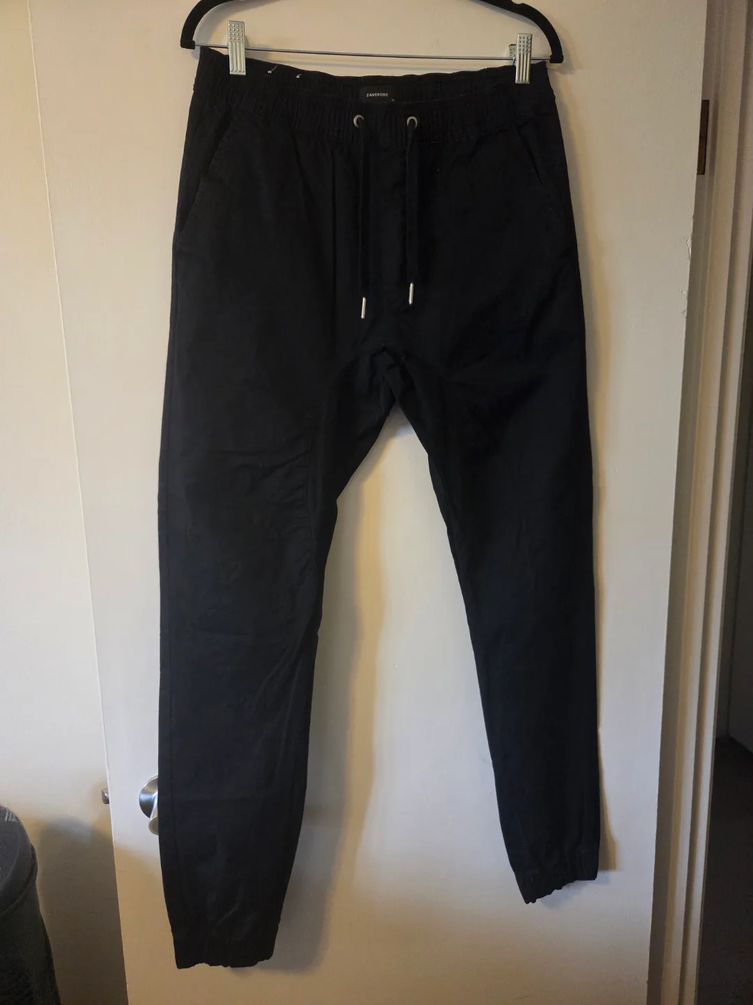 Zanerobe Black Jogger Pants image indicator(3)