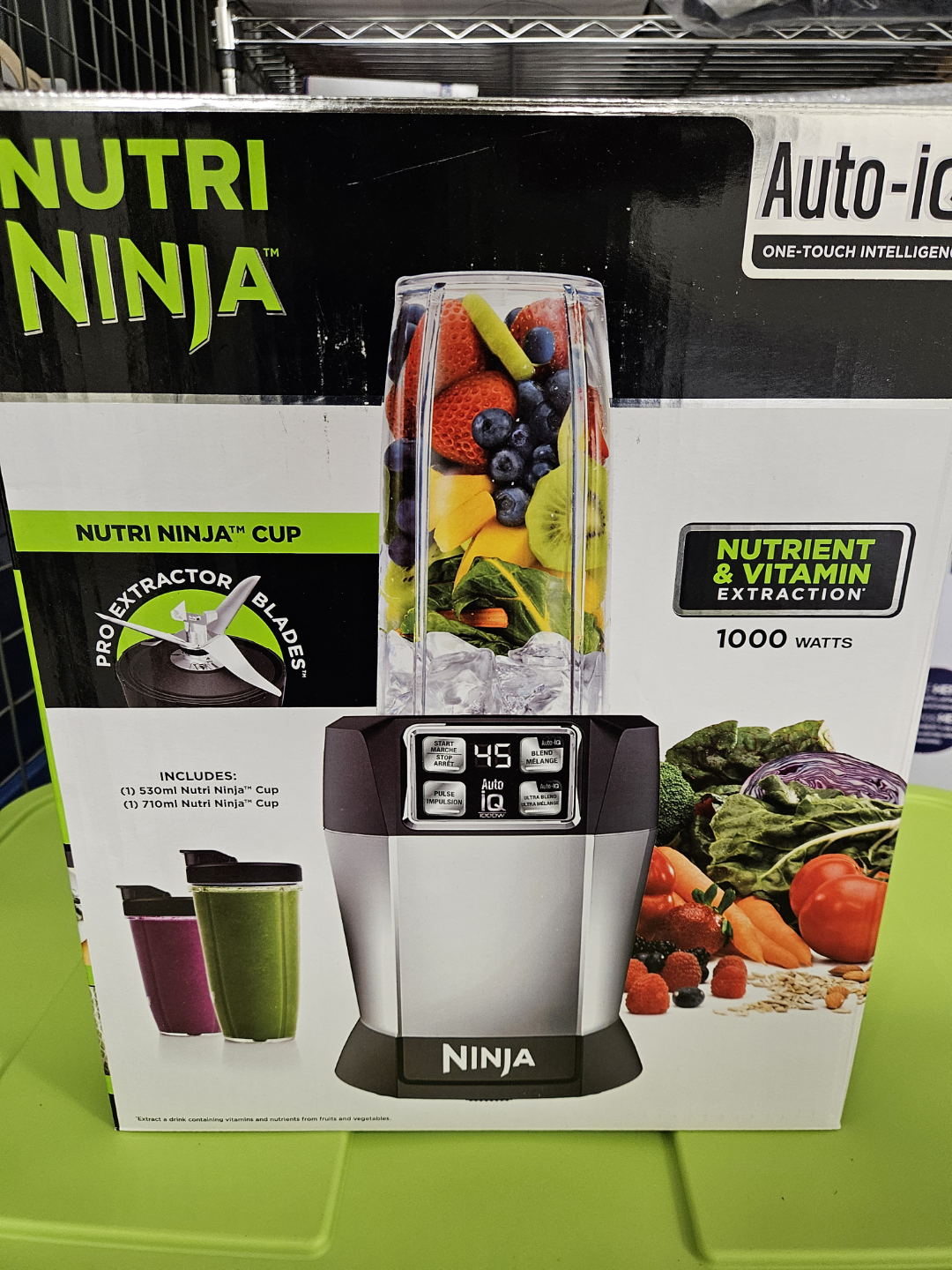 Nutri Ninja Auto-iQ Blender with Two Cups