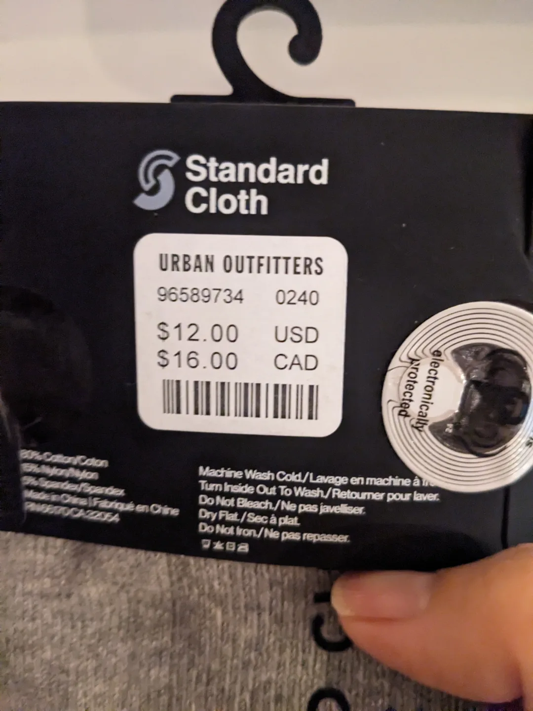 Standard Cloth Athletic Crew Socks - Gray image indicator(3)
