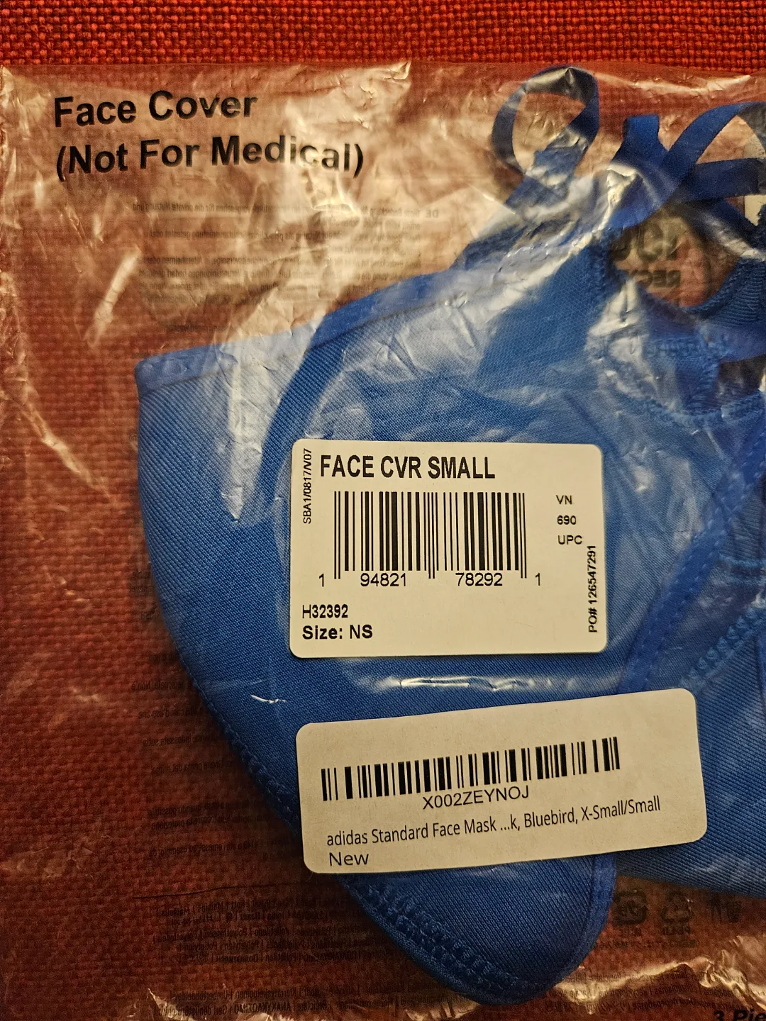 2 Adidas Face Mask #freecycle image indicator(3)