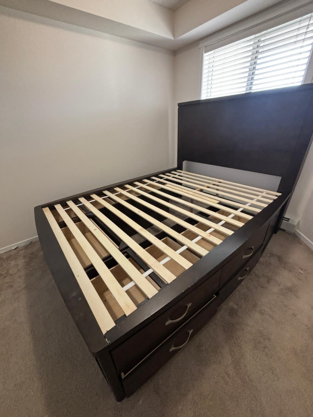 Queen Storage Bed Frame (10 drawers) - photo 2