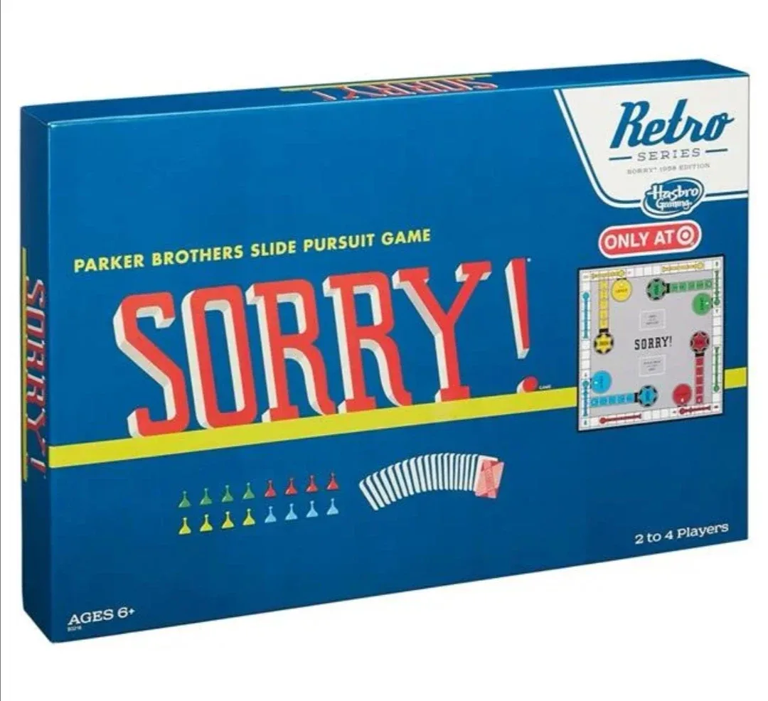 Retro Series Sorry! Board Game - Hasbro - Target Exclusive thumbnail