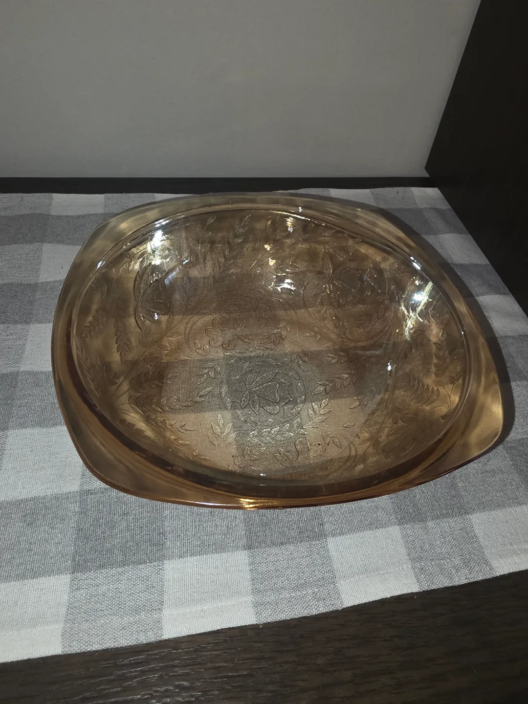 Vintage Jeannette Glass Floragold Bowl image indicator(2)