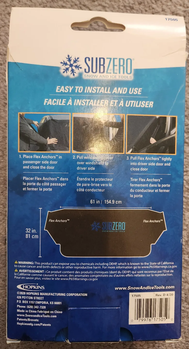 SubZero Arctic Defense Windshield Cover image indicator(2)