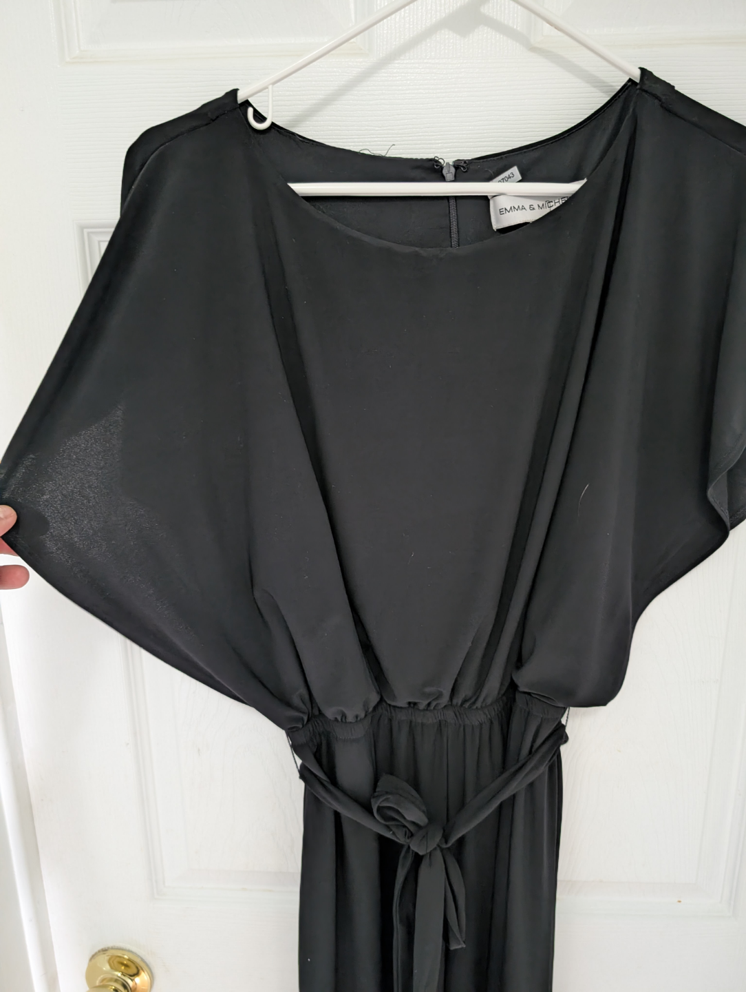 Emma & Michelle Black Wide Leg Jumpsuit - photo 5