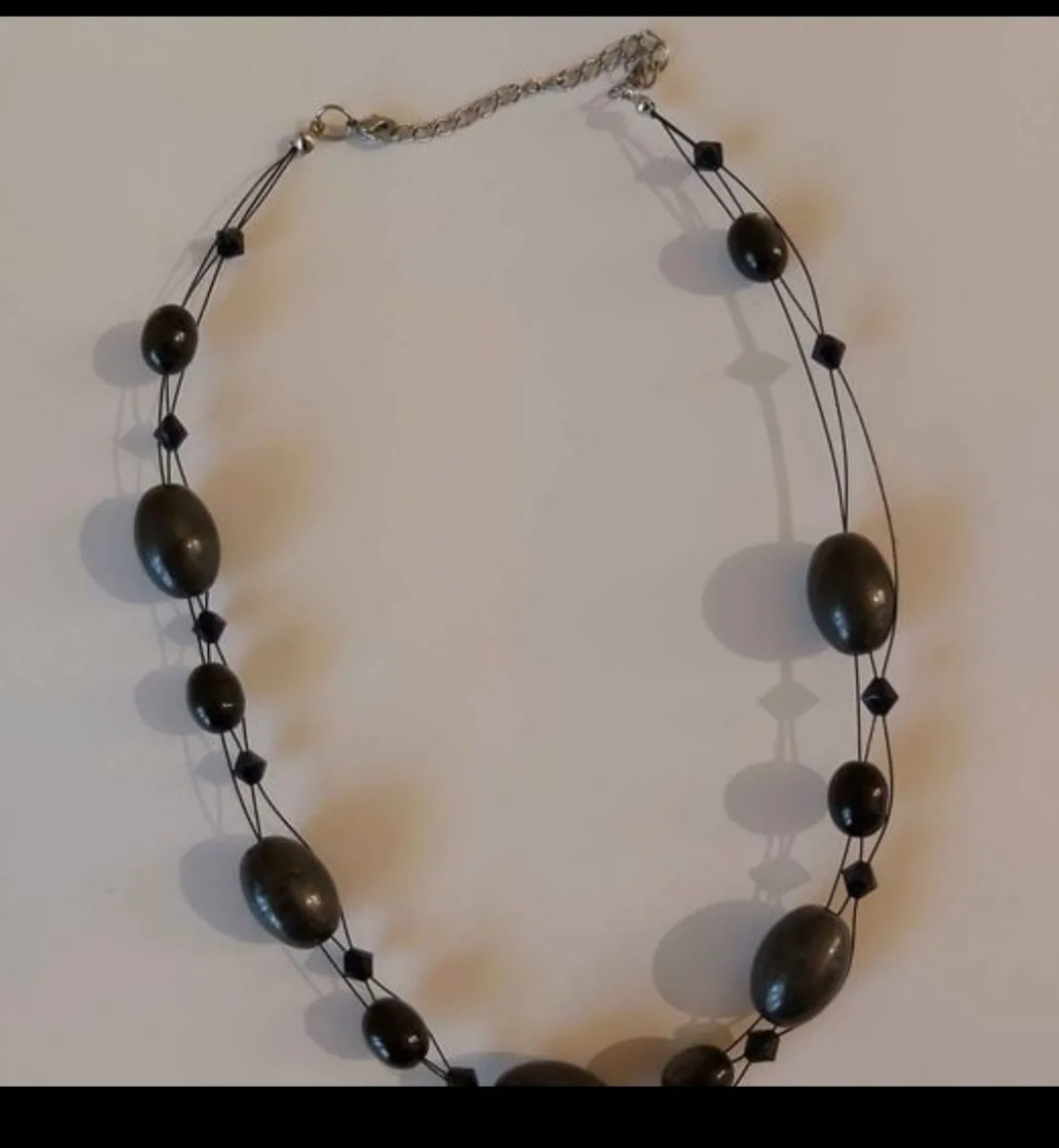 Dark Bead Necklace