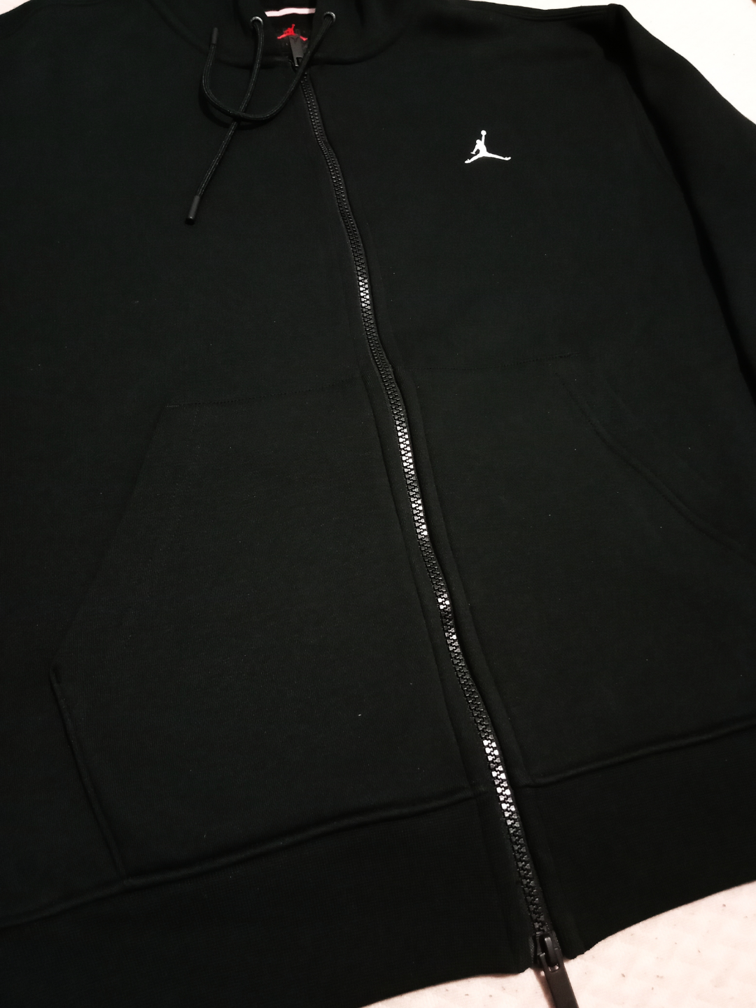 NEW Men's Jordan Jumpman Black Zip-Up Hoodie - photo 3