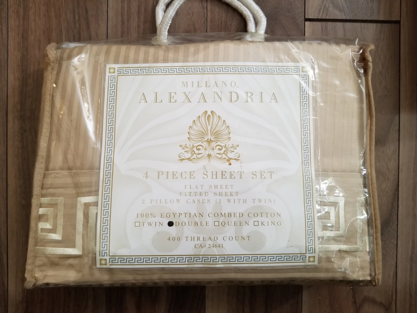 Millano Alexandria 4-Piece Sheet Set - Double