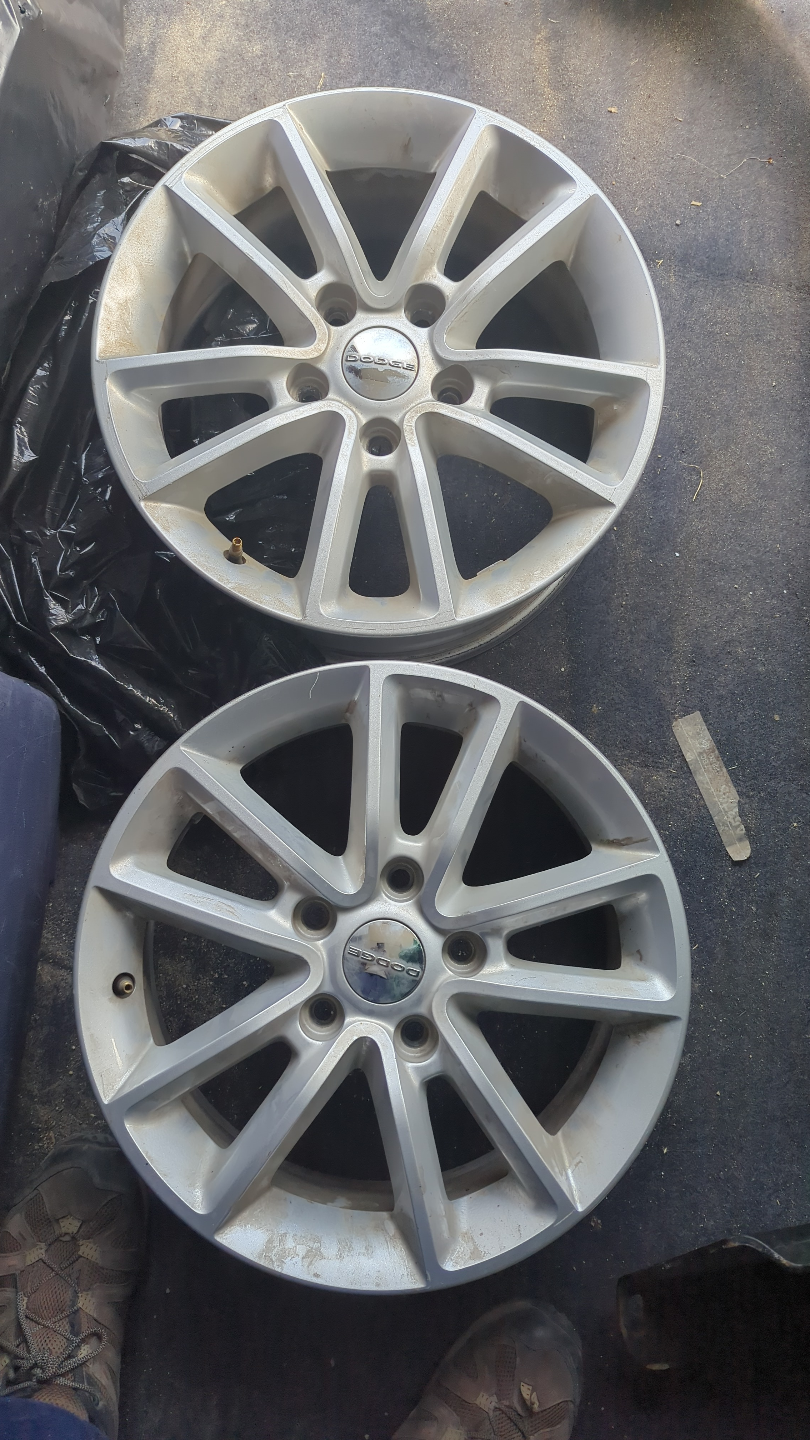 Pair of Used Dodge Alloy Rims