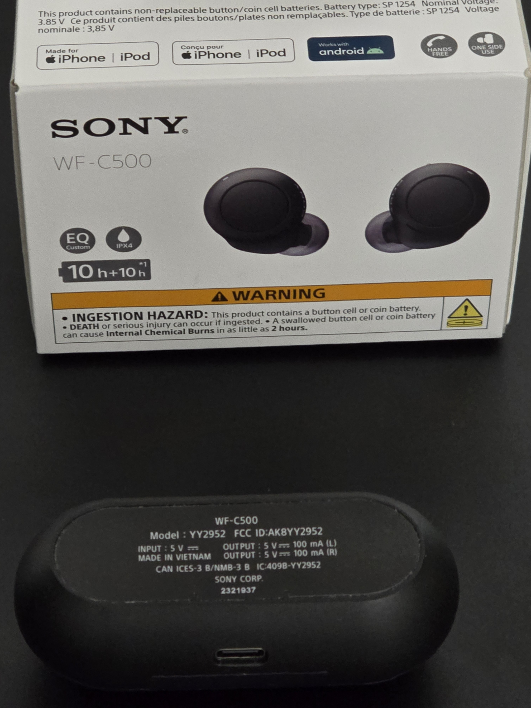 Sony WF-C500 Truly Wireless Headphones - photo 3